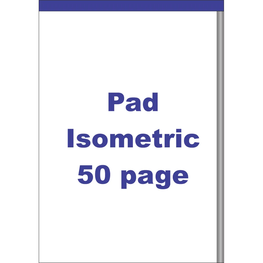 Pad Isometric 50 page