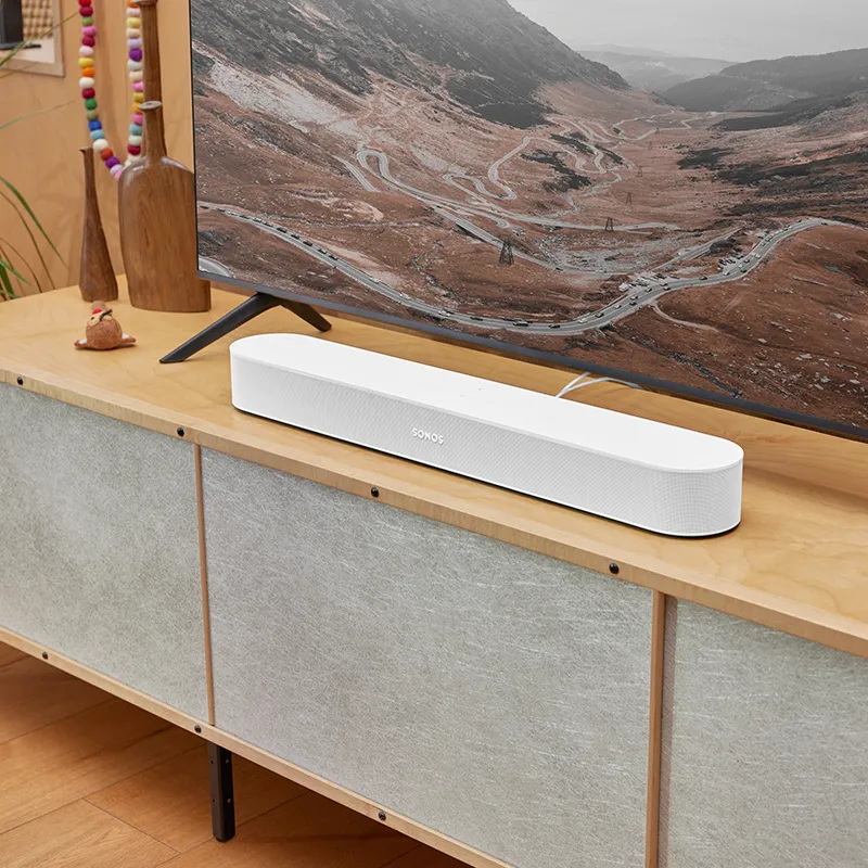 Sonos Beam Gen2 Compact Smart Soundbar White (S14) | Planetworld