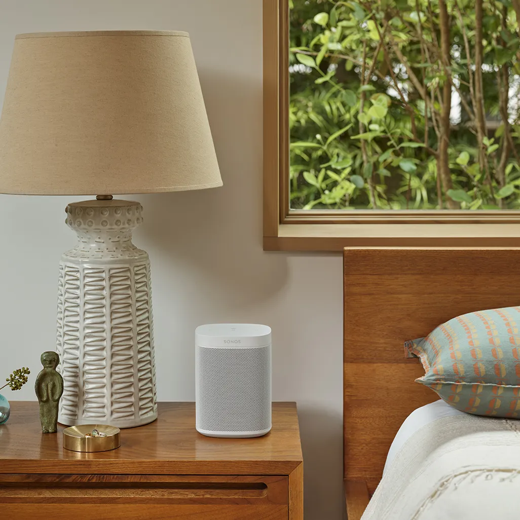 Sonos One SL Ultimate Wireless Smart Bookshelf Speaker White (S22