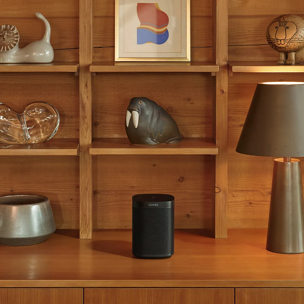 Sonos One SL Ultimate Wireless Smart Bookshelf Speaker Black (S22