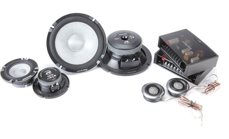 Alpine R2S653 RSeries 6.5Inch 3Way Pro Component Speaker | Planetworld