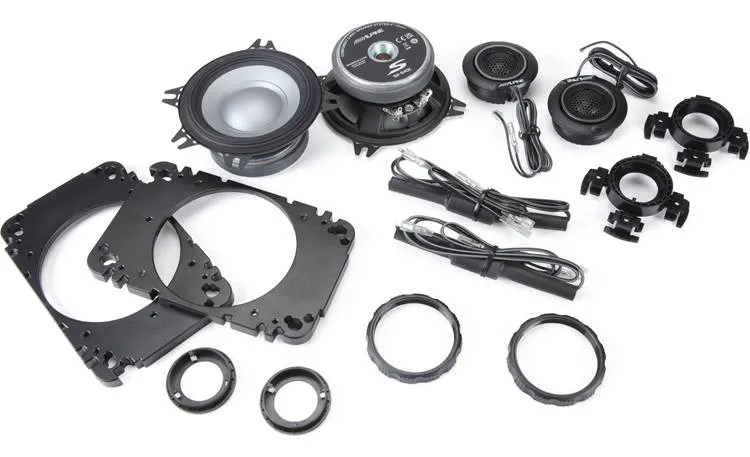 Alpine S2S40C SSeries 4Inch Component speaker | Planetworld