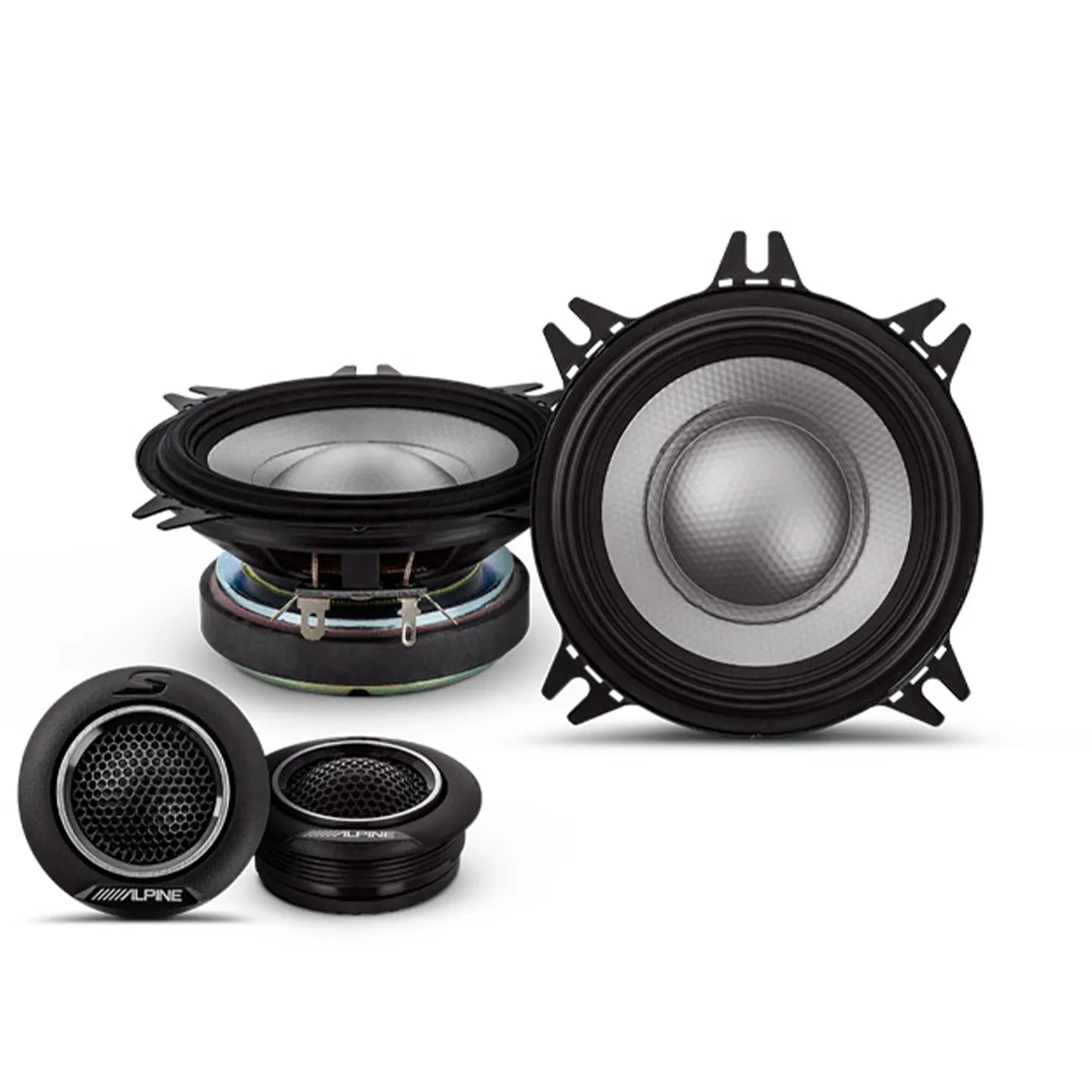 Alpine S2S40C SSeries 4Inch Component speaker | Planetworld