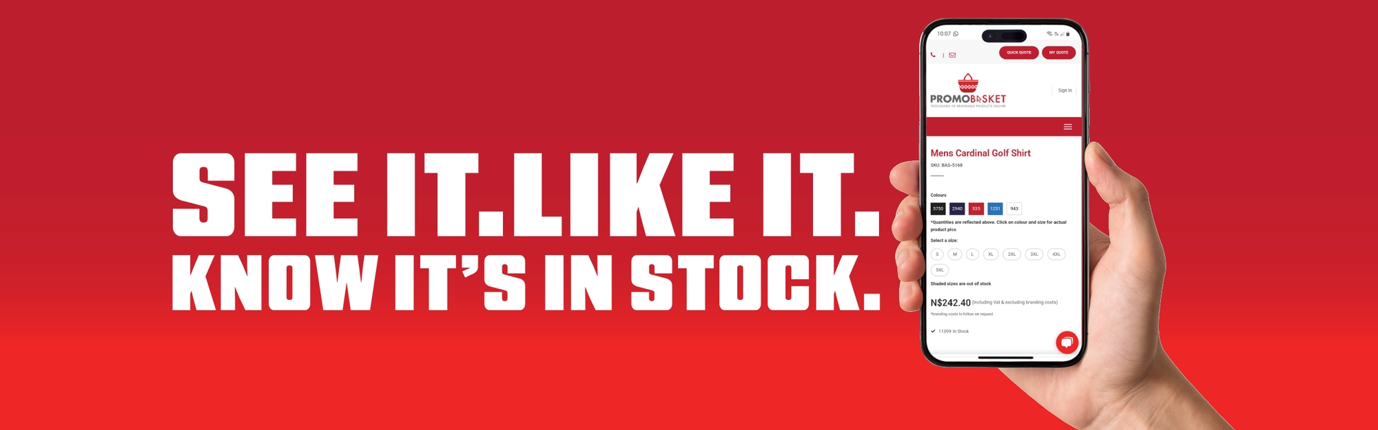 Live stock and pricing