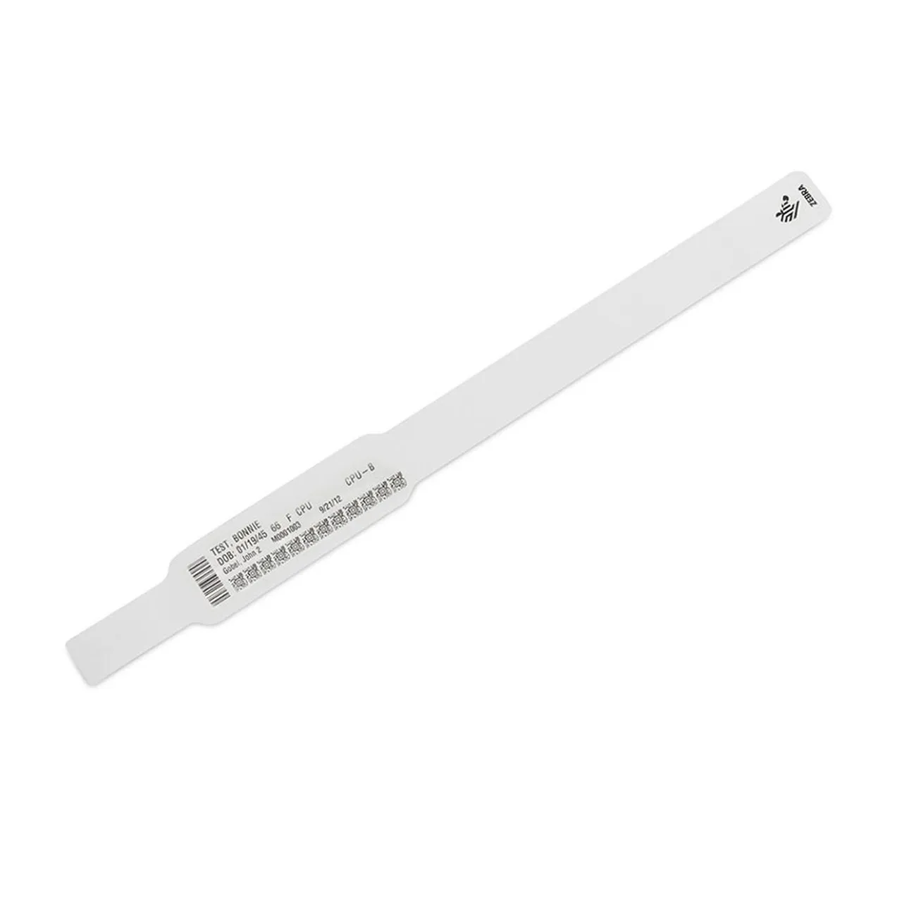 Wristband; Synthetic; 1x11in (25.4x279.4mm); DT; Z-Band Ultra Soft; Coated; Permanent Adhesive; Cartridge
