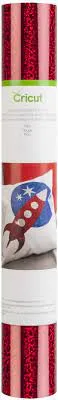 2004137 - Cricut Holographic Sparkle Iron-On 30x60cm (Red)