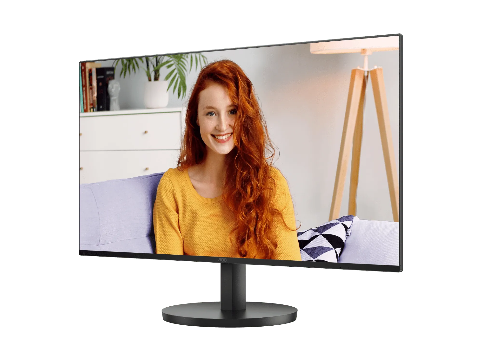 AOC 24B3HA3 Monitor|23.8 inch|IPS FHD 1920x1080 120hz|1ms|300nits|HDMI VGA|VESA| Speakers|Internal Power Supply|4YR Warranty - additional product image 1