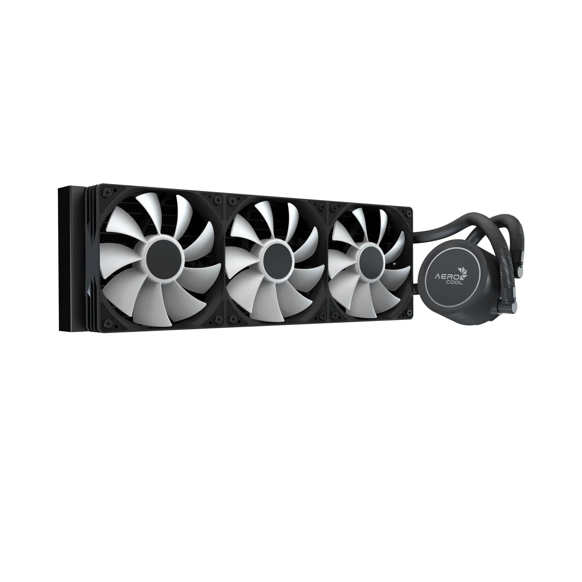 Aerocol Abyss L360 Black - 360mm ARGB Liquid Cooler - Intel LGA1851/LGA1700 - AMD AM4/AM5.