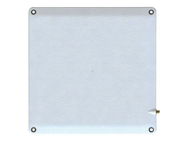 SLIM IP67-RATED RFID ANTENNA FOR INDOOR/OUTDOOR USE; VESA STUDDED MOUNT; ETSI FREQ.; SIZE: 9.8'' X 9.8''