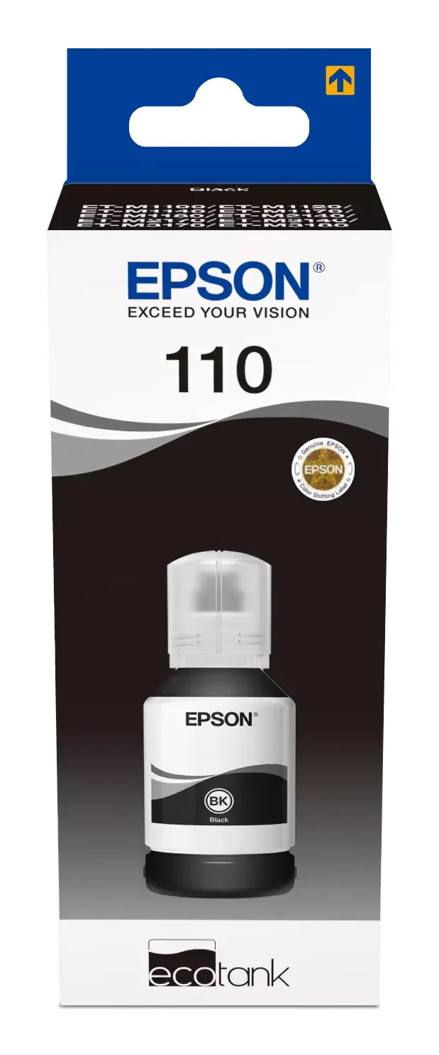 Epson 110 EcoTank Pigment black ink bottle (120 ml)