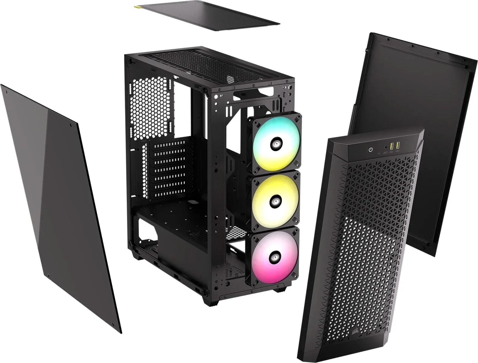 480T RGB Airflow Tempered Glass Mid