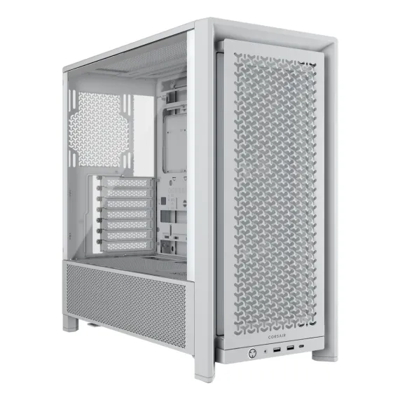 FRAME 4000D RS White Mid-Tower PC Case; 2x 3.5'' |  2x 2.5'' Drive Bays; Up to 360mm Radiator compatible; 3x RS Fans Incl