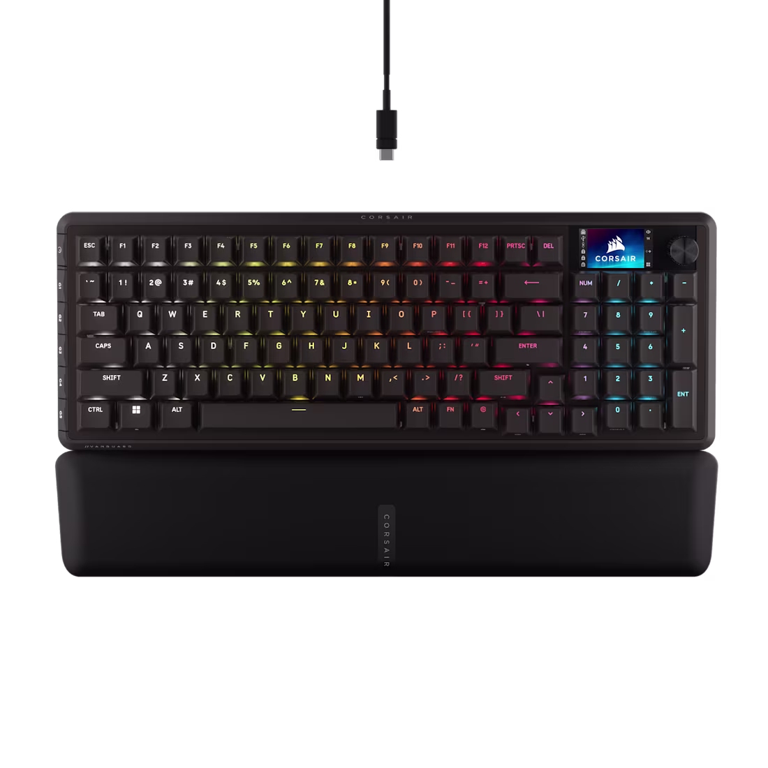 Corsair VANGUARD  96% Gaming Keyboard - MLX Fusion tactile switches - Black.