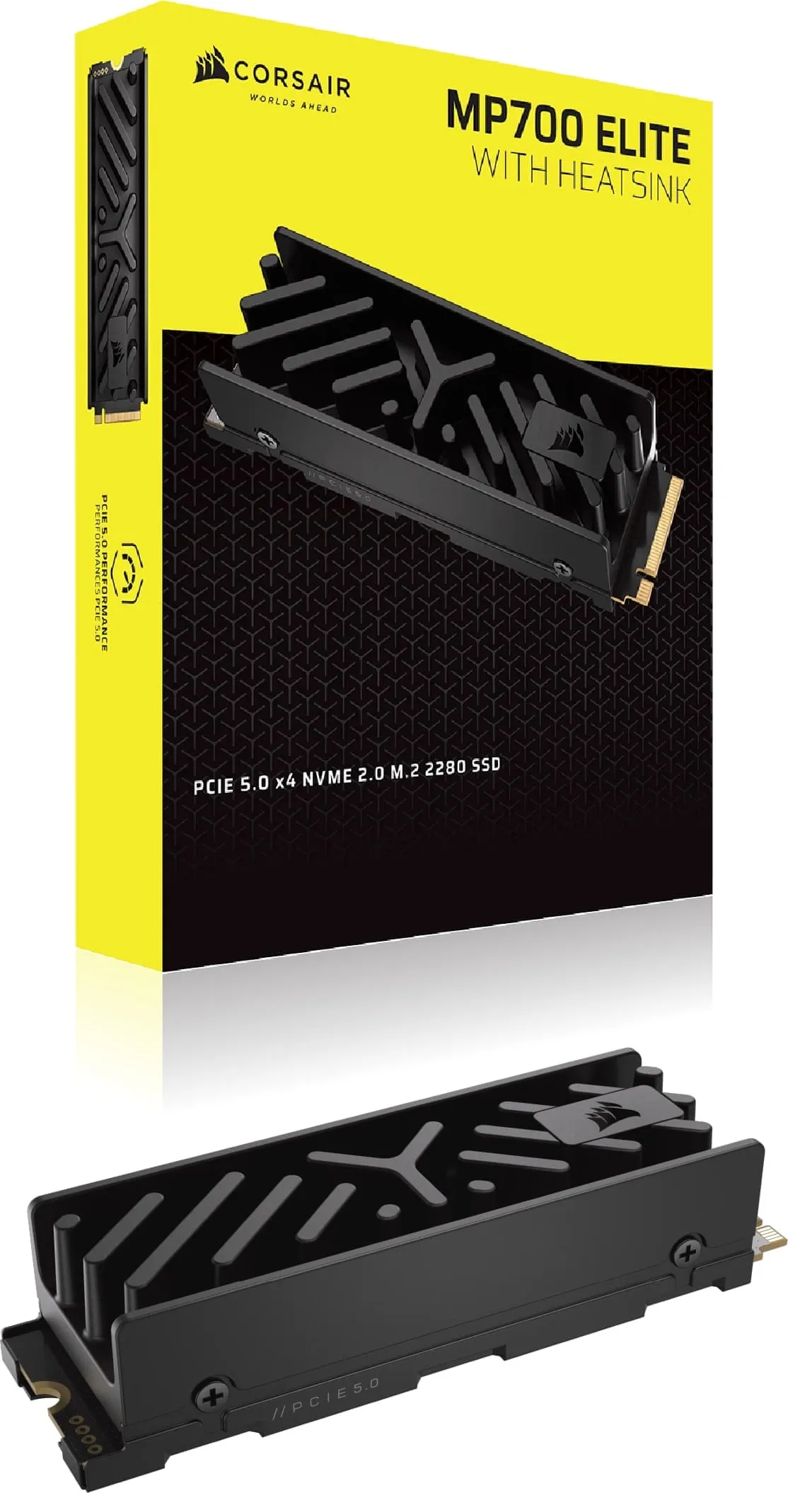 Corsair MP700 ELITE with Heatsink 2TB M.2 NVMe PCIe Gen. 5 x4 SSD