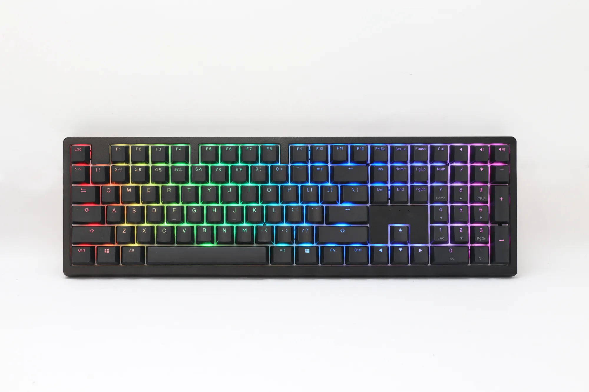 Ducky Keyboard Zero 6108 100% Mechanical Wireless Keyboard; RGB; USB 2.0 / 2.4GHz / BT - Cherry MX2A Brown switches.