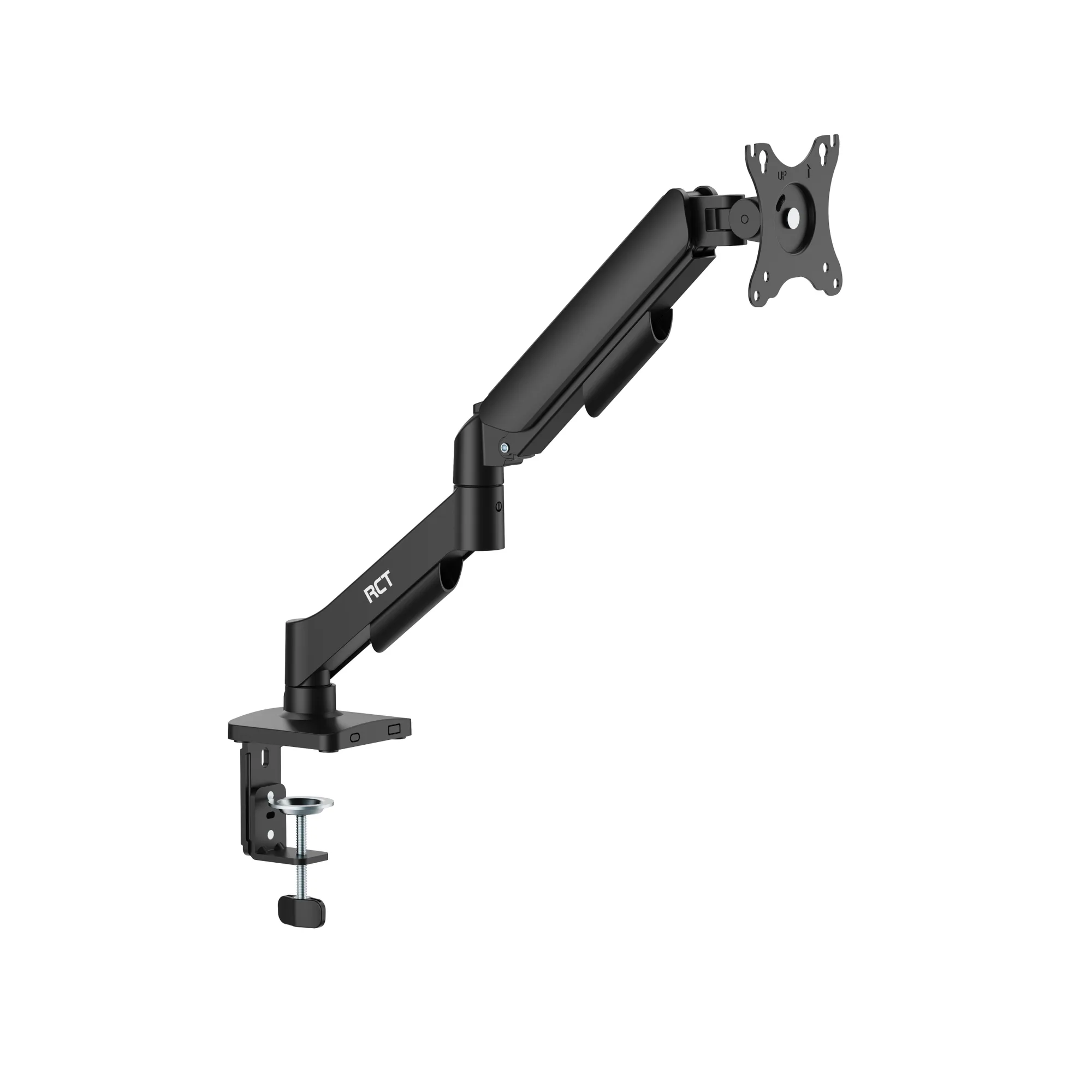 BRACKET 17'' - 32'' single monitor mount; gas spring: tilt; swivel & rotate; VESA Compatible: 75x75 & 100x100; up to 9Kg's