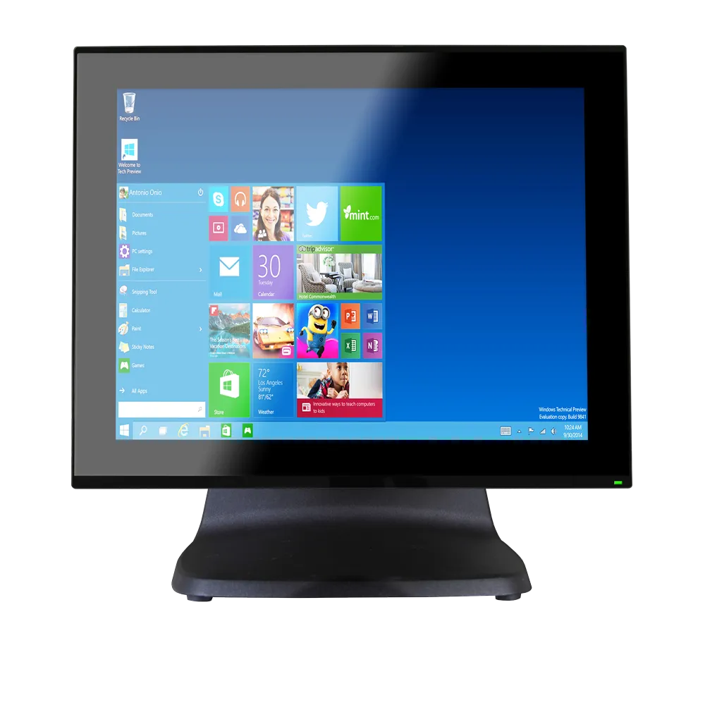 Poslab WavePOS 68; 15'' PCAP Touch; Metal Base; Intel J1900 Quad Core 2.4GHz CPU; 2.5''120GB SSD; 4GB RAM; 2 Year Warranty NO OS
