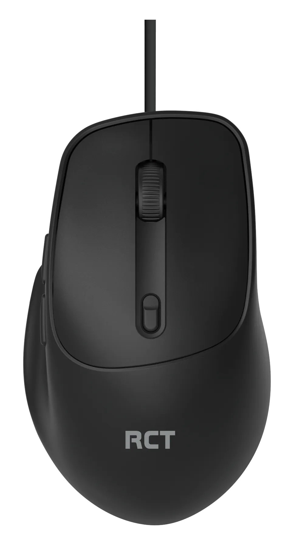 RCT Wired USB optical mouse; 6 button with user selectable DPI switch and nylon braided cable