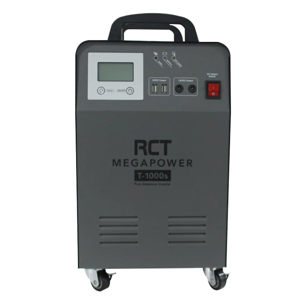 RCT MEGAPOWER 1KVA/1000W INVERTER TROLLEY WITH 1 X 100AH BAT