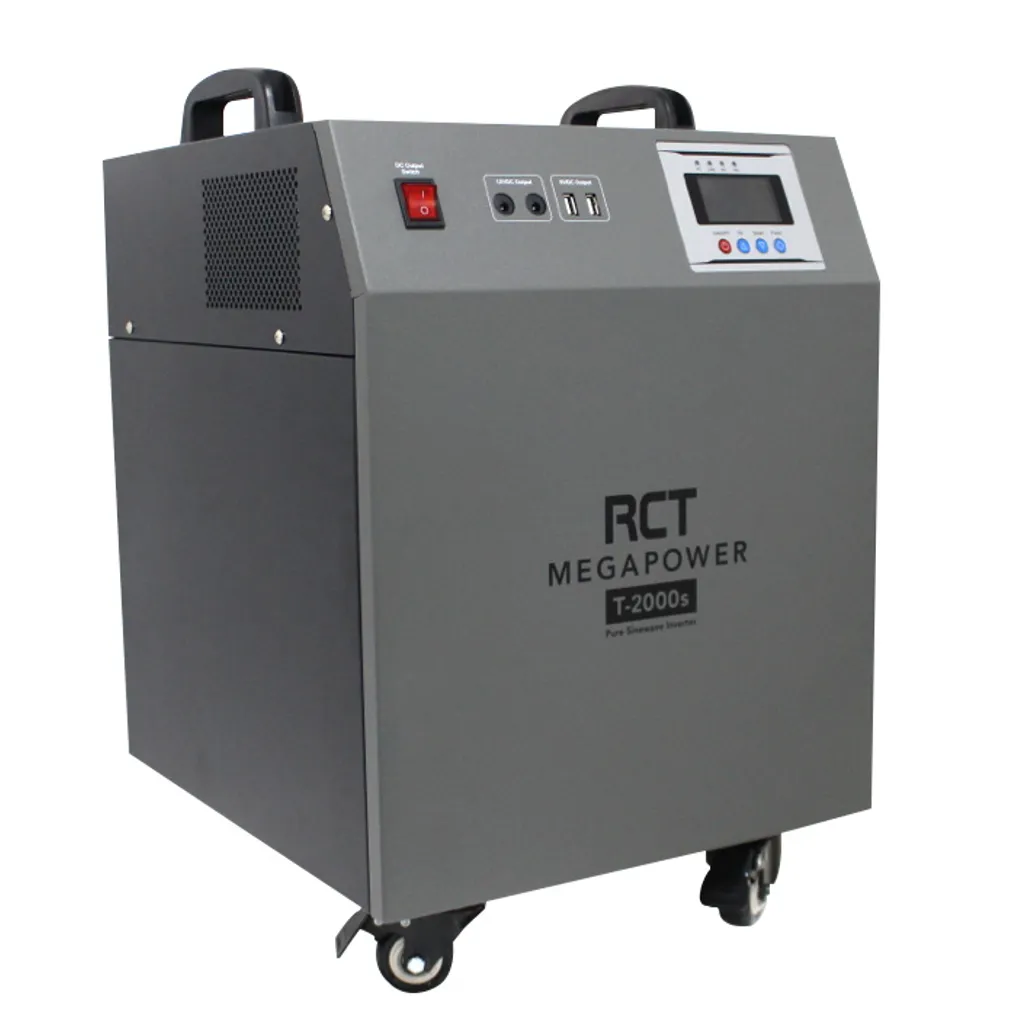 RCT MEGAPOWER 2KVA/2000W INVERTER TROLLEY WITH 2 X 100AH BAT