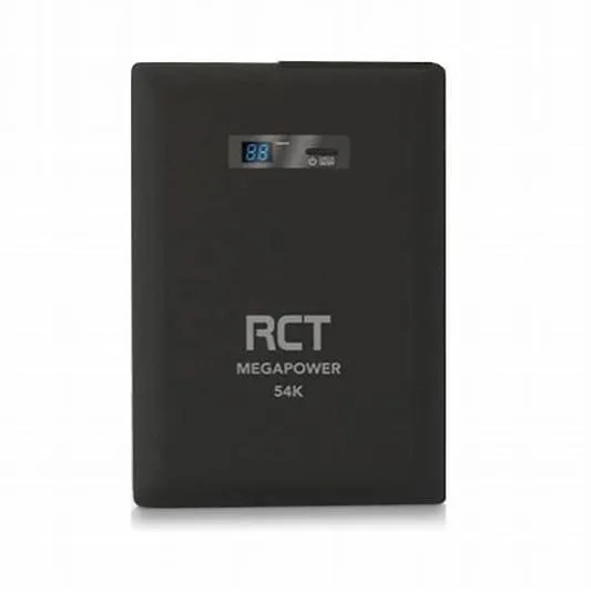 RCT MegaPower Lithium UPS 54000 mAh 250W; 2 x 230V AC Outlet; 2 x 2.4A USB Type A; 1 x 3A USB Type C PD