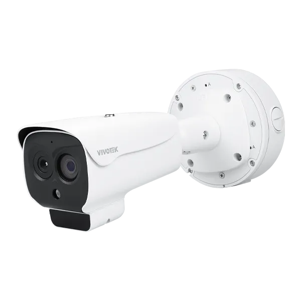 Indoor/Outdoor Thermal Camera Bi-spectrum Thermal with 256 x 192 thermal & 4MP; Human; Vehicle; Smoke; Flame Detection