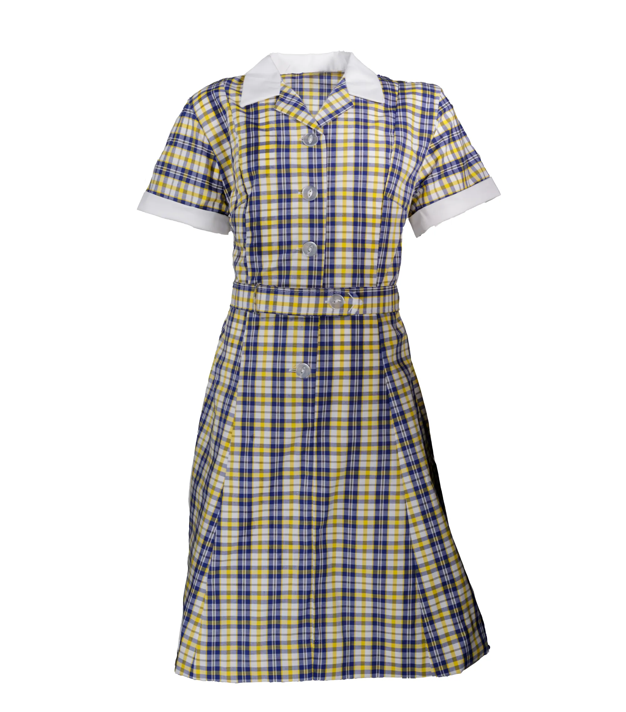 School summer 2024 dress yellow