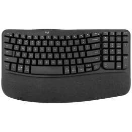 Wave Keys Wireless Ergonomic Keyboard - Graphite