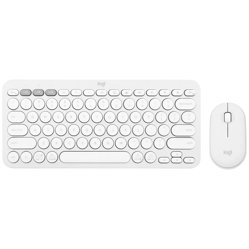 Logitech(R) Pebble 2 Combo - Tonal White