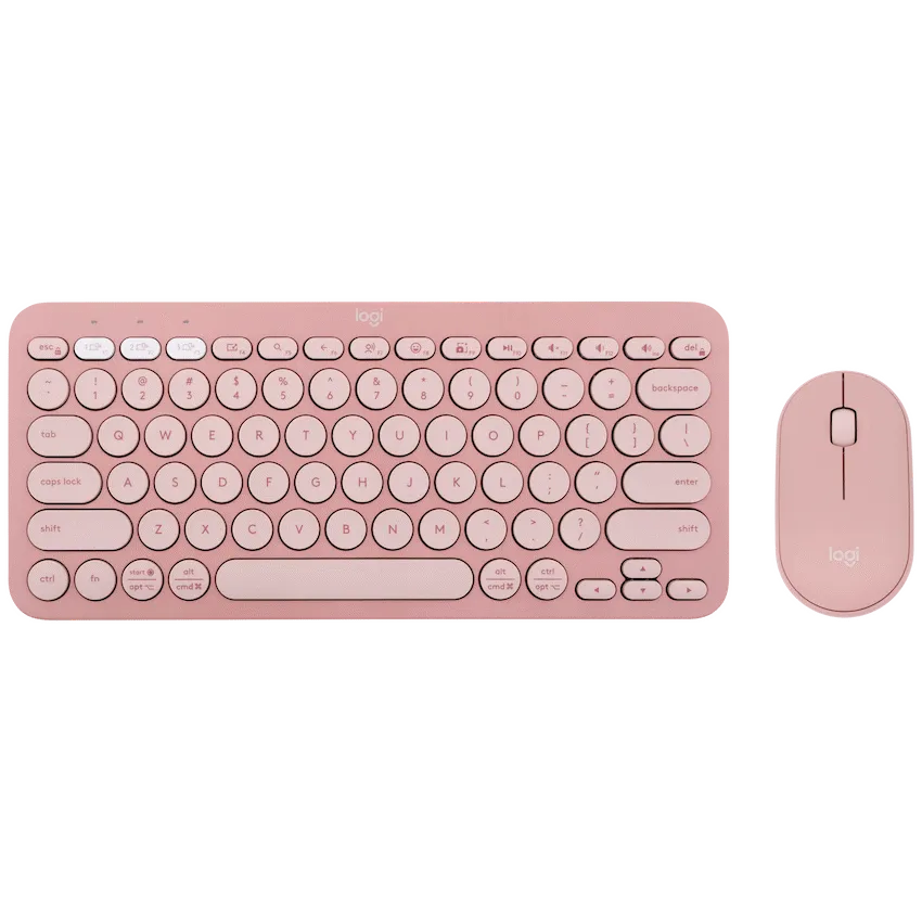 Logitech(R) Pebble 2 Combo - Tonal Rose