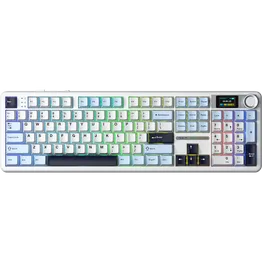 Aula Mechanical Gasket LCD Full Keyboard Multimode - Black/Grey