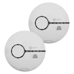 Smart Wi-Fi Smoke Detector Alarm Twin Pack