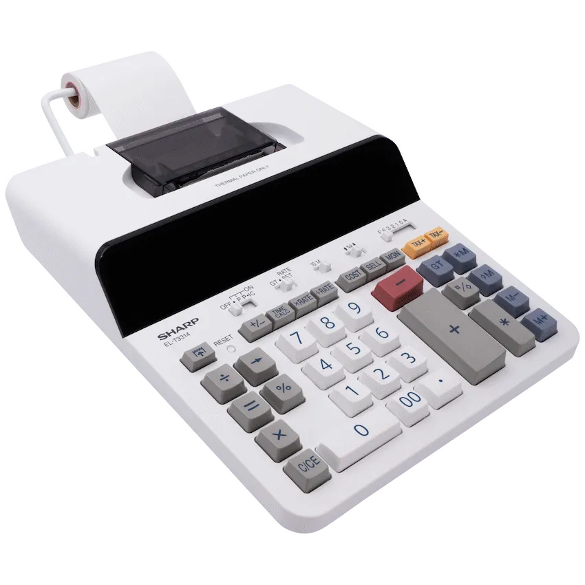 Sharp EL-T3314 Printing Calculator