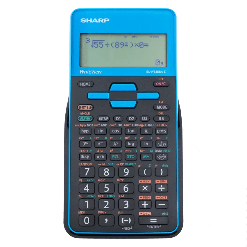 Sharp EL-W535SAII Blue Scientific Calculator