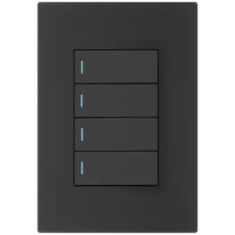 Ellies 4 Lever 2 Way Switch 2x4 (60mmx100mm) -BK
