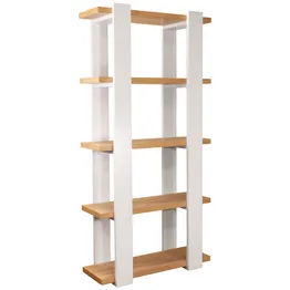 Everfurn Sidra Bookshelf - Ivory Oak