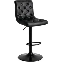 Everfurn Bayer Large Barstool Black