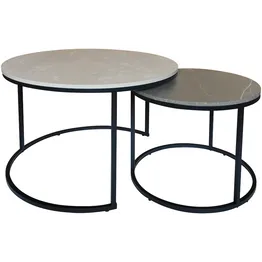 Everfurn Nile Nesting Coffee Table - Greyish