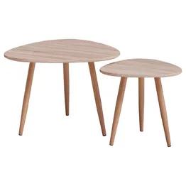 Everfurn Bohemian Nesting Coffee Tables - 2-Piece Set