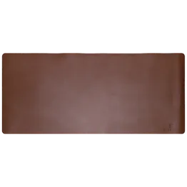 Everfurn Prime Faux Leather Desk Mat - Brown
