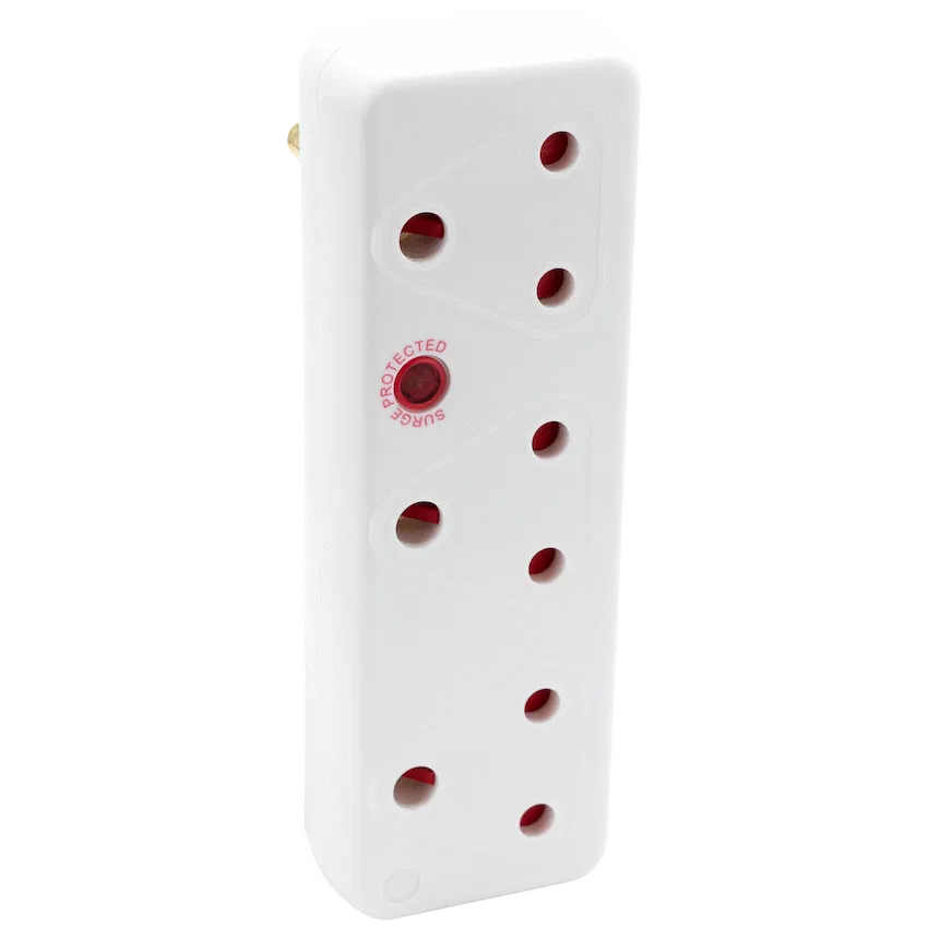 Ellies 3-Way Medium Surge Adaptor - White