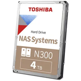 Toshiba N300 NAS Hard Drive 4TB SATA III (512MB/7200RPM)