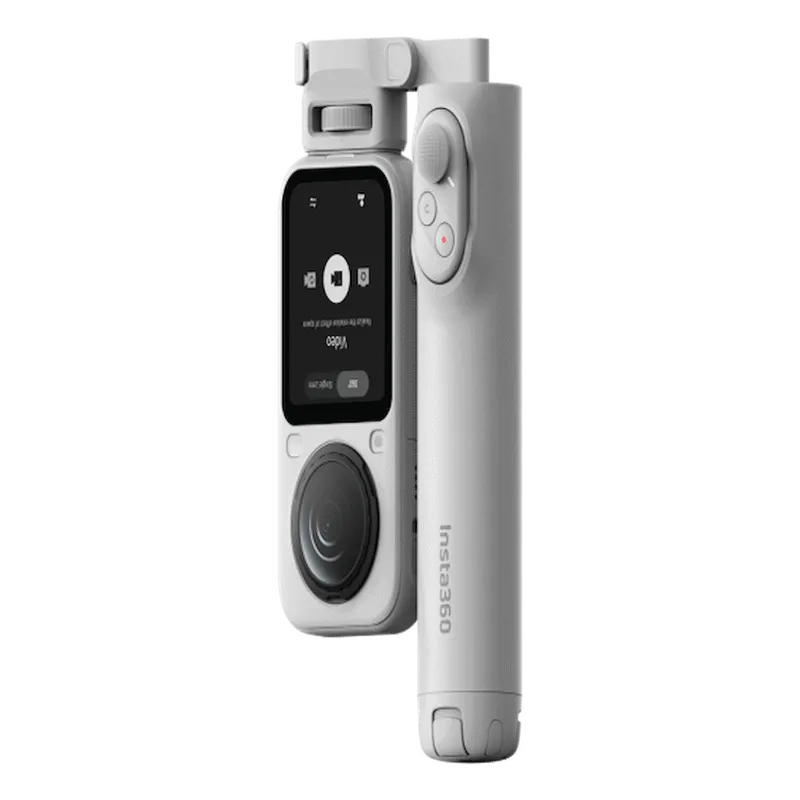 Insta360 Foldable Selfie Stick Remote Kit Black