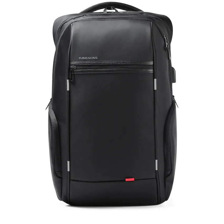 Kingsons Smart Series 17 inch Laptop Backpack - Black