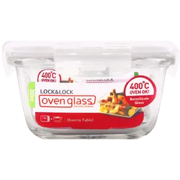 LocknLock Euro Glass container sq. 300ml ( Order in Qty of 6)