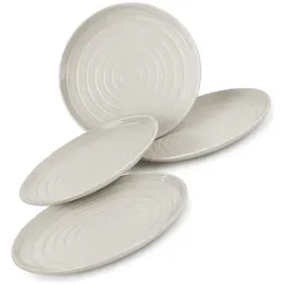 Legend Premium Stoneware Plate 4pc Set ( Order in Qty of 1)