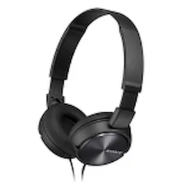 Sony MDR-ZX310AP (Black) Folding Aux Headphones with Mic