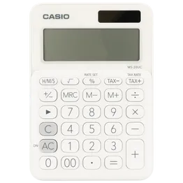 Casio MS-20UC - Desktop calculator 12 Digit - White
