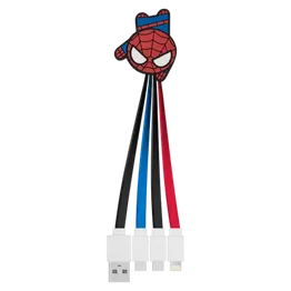 Marvel 3-in-1 Charging Cable - Spider-Man