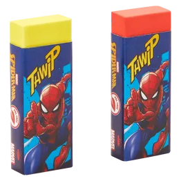 Spiderman 2 Pastel Primary Erasers. Multi